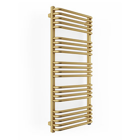 Terma Alex One H1140 x W500mm Brass Electric Only Towel Rail