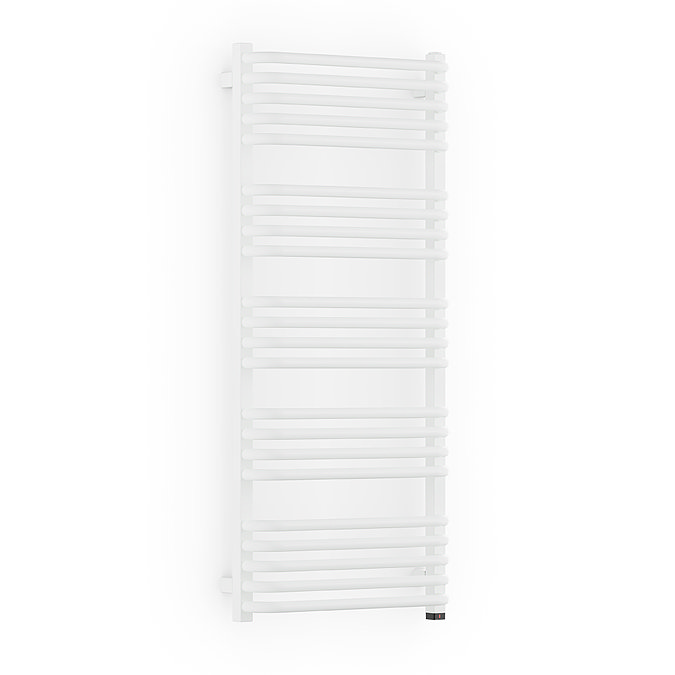 Terma Alex One H1140 x W500mm White Electric Only Towel Rail