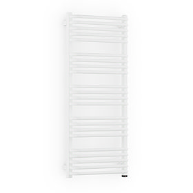 Terma Alex One H1140 x W500mm White Electric Only Towel Rail