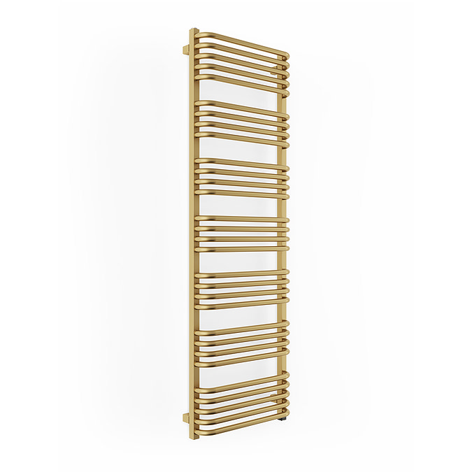 Terma Alex One H1580 x W500mm Brass Electric Only Towel Rail