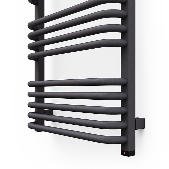 Terma Alex One H1580 x W500mm Modern Grey Electric Only Towel Rail