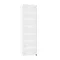 Terma Alex One H1580 x W500mm White Electric Only Towel Rail