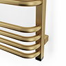 Terma Alex One H760 x W500mm Brass Electric Only Towel Rail