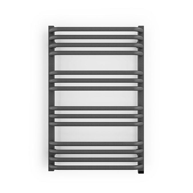 Terma Alex One H760 x W500mm Modern Grey Electric Only Towel Rail