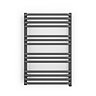 Terma Alex One H760 x W500mm Modern Grey Electric Only Towel Rail
