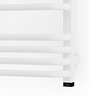Terma Alex One H760 x W500mm White Electric Only Towel Rail