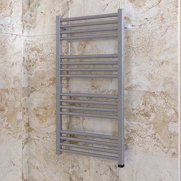 Terma Fiona One H900 x W480mm Sparkling Gravel Electric Only Towel Rail