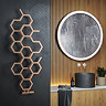 Terma Hex Bright Copper Designer Radiator H1220 x W486mm
