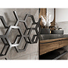 Terma Hex H502 x W1126mm Sparkling Grey Designer Radiator