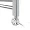 Terma Leo H1800 x W600mm Chrome Electric Only Towel Rail with MEG Thermostatic Element