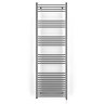 Terma Leo H1800 x W600mm Chrome Electric Only Towel Rail with SIM Fixed Temperature Element