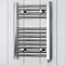 Terma Leo H600 x W400mm Chrome Electric Only Towel Rail with SIM Fixed Temperature Element