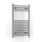 Terma Leo H800 x W500mm Chrome Electric Only Towel Rail with SIM Fixed Temperature Element