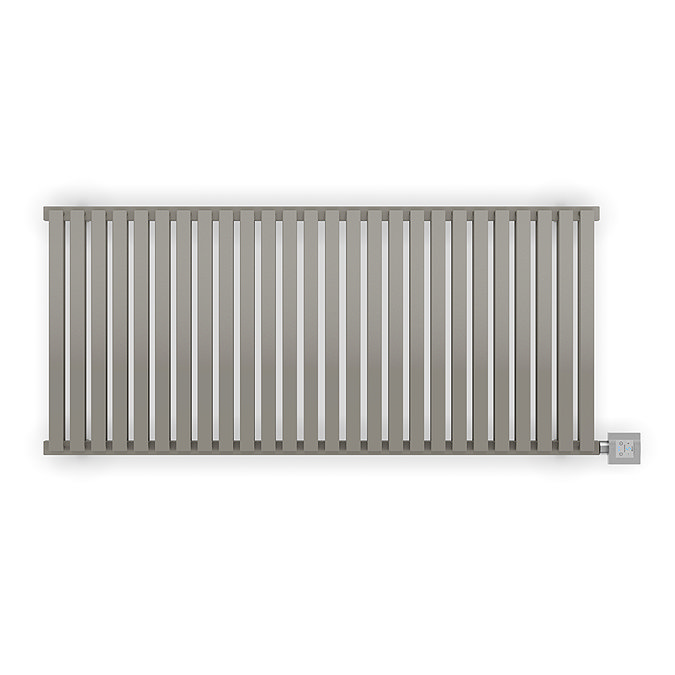 Terma Nemo H530 x W1185mm Metallic Stone Electric Only Radiator with KTX Blue Element