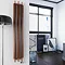 Terma Ribbon V E H1800 x W290mm Bright Copper Electric Only Radiator with MOA Blue Element