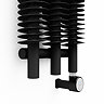 Terma Ribbon V E H1800 x W290mm Heban Black Electric Only Radiator with MOA Blue Element