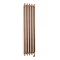 Terma Ribbon V E H1800 x W490mm Bright Copper Electric Only Radiator with MOA Blue Element