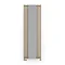 Terma Rolo Mirror H1800 x W590mm Quartz Mocha Designer Radiator