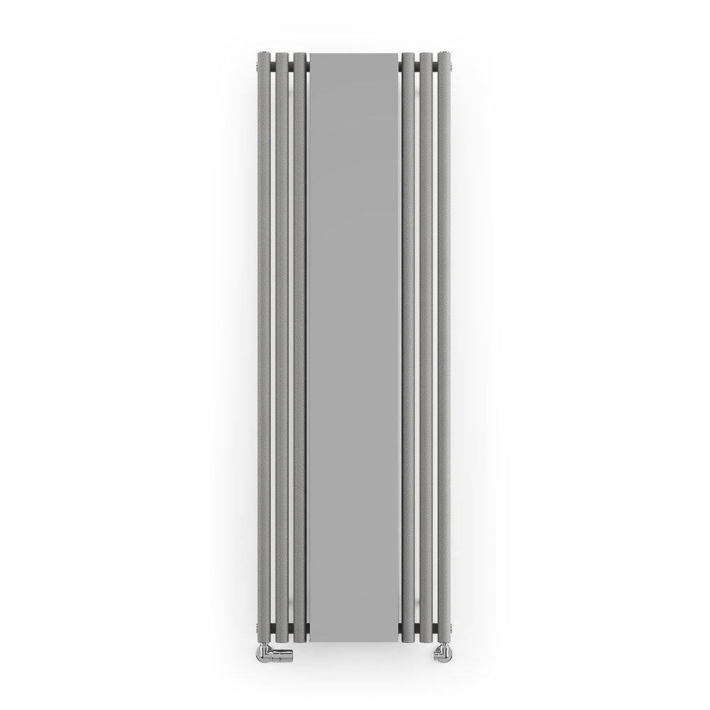 Terma Rolo Mirror H1800 x W590mm Salt & Pepper Designer Radiator