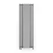 Terma Rolo Mirror H1800 x W590mm Salt & Pepper Designer Radiator