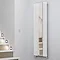 Terma Rolo Mirror H1800 x W590mm White Designer Radiator