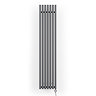 Terma Rolo Room E H1800 x W370mm Modern Grey Electric Only Towel Rail with MOA Blue Element