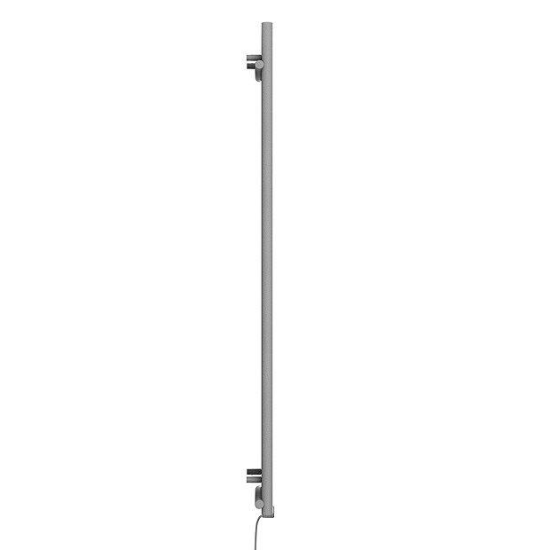 Terma Rolo Room E H1800 x W370mm Salt & Pepper Electric Only Towel Rail with MOA Blue Element