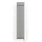 Terma Rolo Room E H1800 x W370mm Salt & Pepper Electric Only Towel Rail with MOA Blue Element