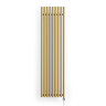 Terma Rolo Room E H1800 x W480mm Brass Electric Only Towel Rail with MOA Blue Element