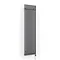Terma Rolo Room E H1800 x W480mm Modern Grey Electric Only Towel Rail with MOA Blue Element