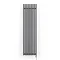 Terma Rolo Room E H1800 x W480mm Modern Grey Electric Only Towel Rail with MOA Blue Element