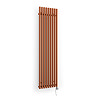 Terma Rolo Room E H1800 x W480mm True Copper Electric Only Towel Rail with MOA Blue Element