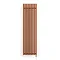 Terma Rolo Room E H1800 x W480mm True Copper Electric Only Towel Rail with MOA Blue Element