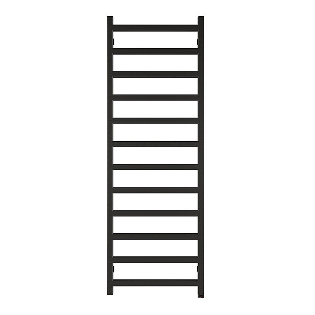 Terma Simple One H1440 x W500mm Heban Black Electric Only Towel Rail
