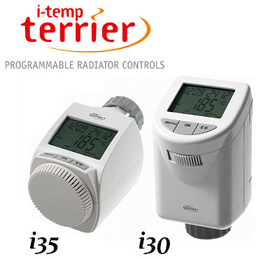 Terrier i-temp Programmable Thermostatic Radiator Valve Profile Large Image