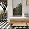 Tetra Matt White Wall and Floor Tiles - 200 x 200mm  Standard Large Image