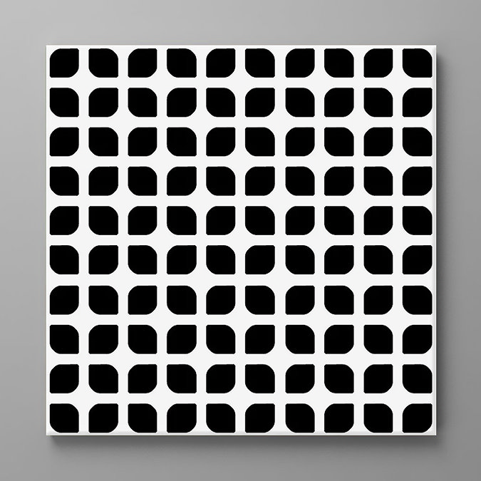Tetra Mesh Black Wall and Floor Tiles - 200 x 200mm