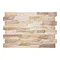 Textured Alps Iris Stone Effect Wall Tiles - 34 x 50cm Large Image