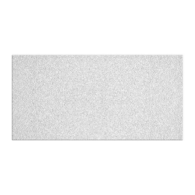 White Textured Satin Effect Wall Tiles - Julien Macdonald - 600 x 300mm Large Image