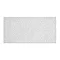 White Textured Satin Effect Wall Tiles - Julien Macdonald - 600 x 300mm Large Image