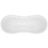 Thames Traditional Cast Iron Double Slipper Bath (1829 x 780mm ) with Feet  Profile Large Image
