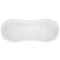 Thames Traditional Cast Iron Double Slipper Bath (1829 x 780mm ) with Feet Profile Large Image