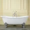 Thames Traditional Cast Iron Double Slipper Bath (1829 x 780mm ) with Feet Feature Large Image