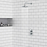 Thames Traditional Twin Concealed Thermostatic Shower Valve  Standard Large Image