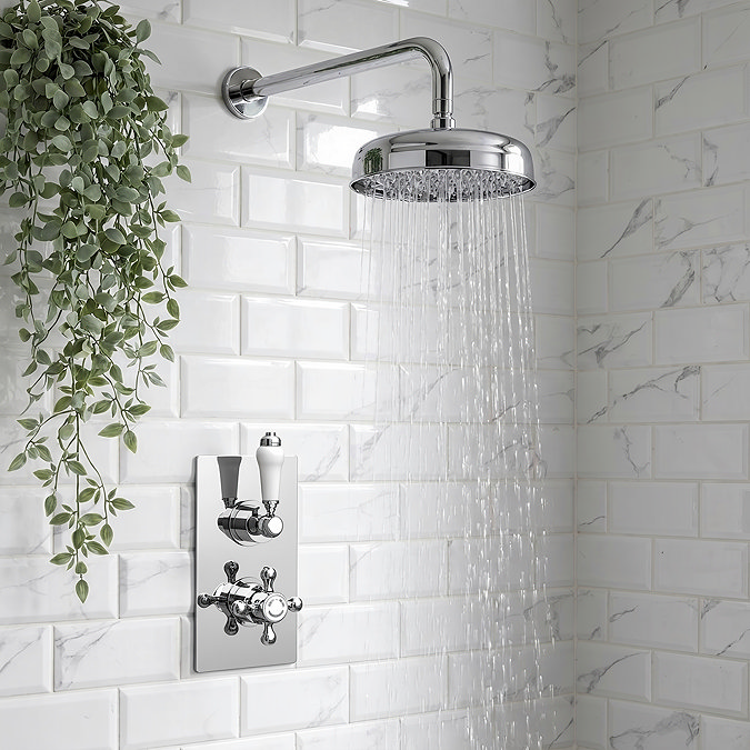 Thames Traditional Twin Concealed Thermostatic Shower Valve