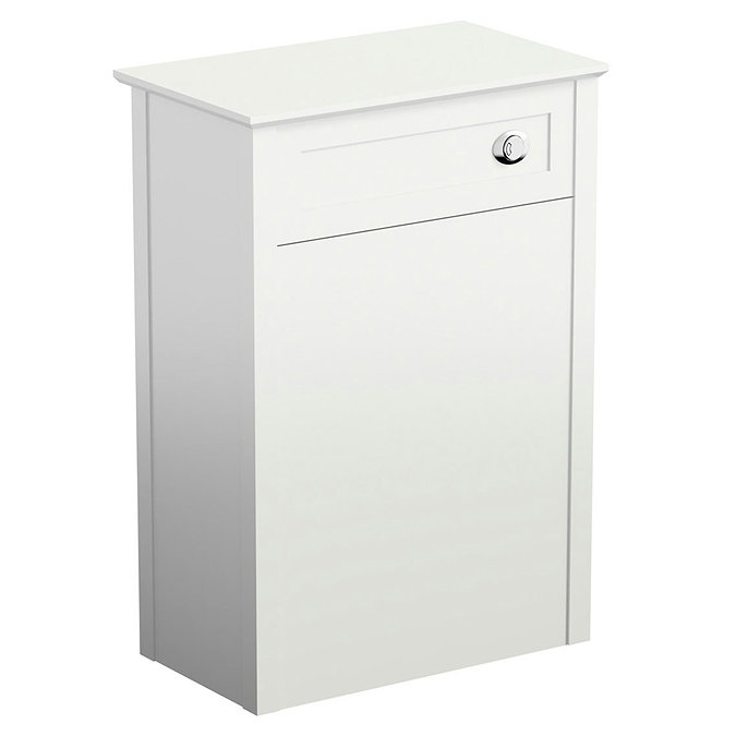 The Bath Co. Camberley 570mm White Back To Wall Toilet Unit