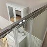 The Bath Co. Camberley 8mm Framed 1200 x 1950mm Sliding Shower Door (Excludes Tray)