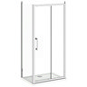 The Bath Co. 1000 x 800mm Camberley 8mm Traditional Sliding Enclosure (Excludes Tray)