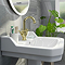 The Bath Co. Windsor Brushed Brass Basin Mixer Tap