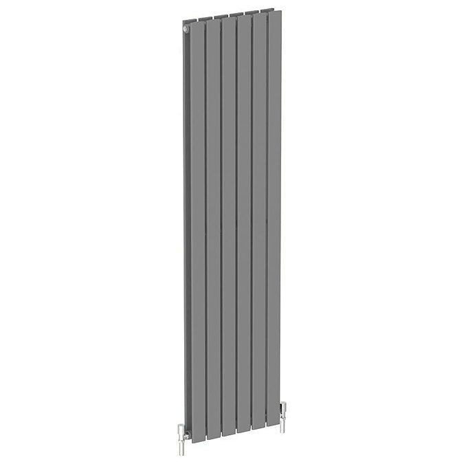 The Heating Co. Bonaire 1800 x 456mm Anthracite Grey Double Vertical Flat Panel Radiator